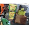 Image 2 : John Deere Tractor Set, Farm Lube, Oil Cans, Hanging Ornament, Hanging Calendars