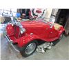 Image 2 : 1951 MG TD Roadster,  Red/Tan Vinyl, Mahogany Dash, All Original, Includes Top,