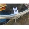 Image 2 : Ornamental Iron Round Patio Glasstop w/4 Chairs