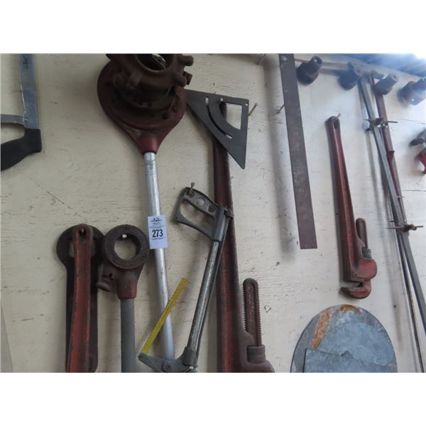 Conduit Bender, Hand Saws, Grease Gun Pipe Threader, Bolt Cutters, Large Pipe Cutters