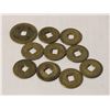 Image 1 : 10 ANCIENT CHINESE CASH COINS, VARIOUS GRADES