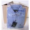 Image 1 : NEW MEN'S SHIRTS CASE OF 9 DENIM SIZE S