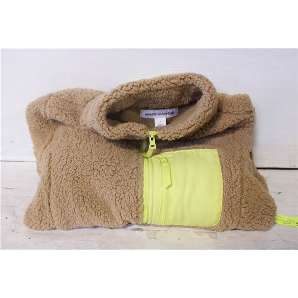 NEW AMAZON ESSENTIALS WOMENS SHERPA COLOR BLOCKED