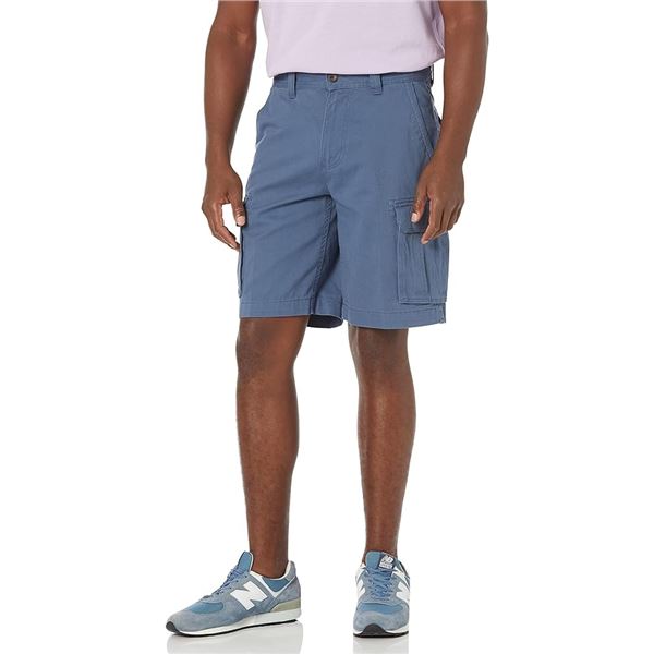 NEW AMAZON ESSENTIALS MENS CLASSIC FIT 10" CARGO