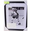 Image 1 : FRAMED LEAFS' BORJE SALMING PHOTO W/ AUTOGRAPH