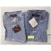 Image 1 : NEW MEN'S SHIRTS 2 DENIM SIZE 3 XL