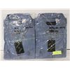 Image 1 : NEW MEN'S SHIRTS 2 DENIM SIZE 2 XL