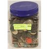 Image 1 : TUB OF WOODEN VINTAGE BUTTONS