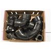 Image 1 : 10X PIECES OF BLACK PLASTICK PIPE FITTINGS