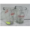 Image 1 : 2 GLASS PITCHERS