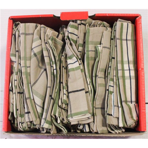 BOX OF ALL NEW KITCHEN HAND TOWELS