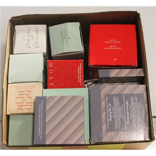 BOX OF 14 AVON GIFT COLLECTION ITEMS / MINI