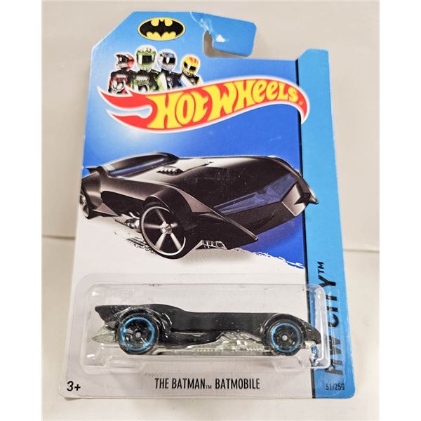 NIB HOTWHEELS; THE BATMAN BATMOBILE- TRACK STARS