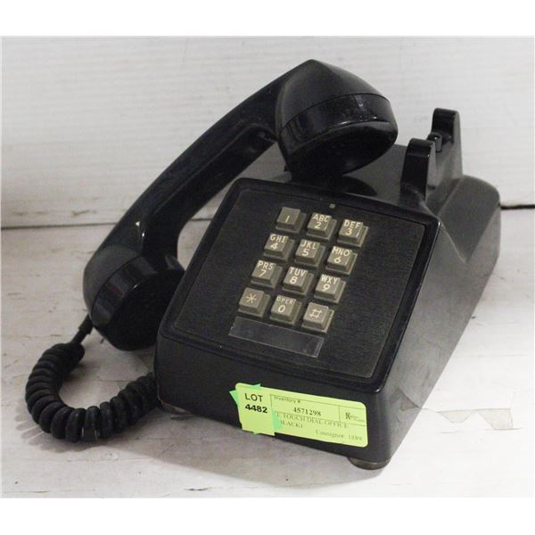 VINTAGE TOUCH DIAL OFFICE PHONE (BLACK)