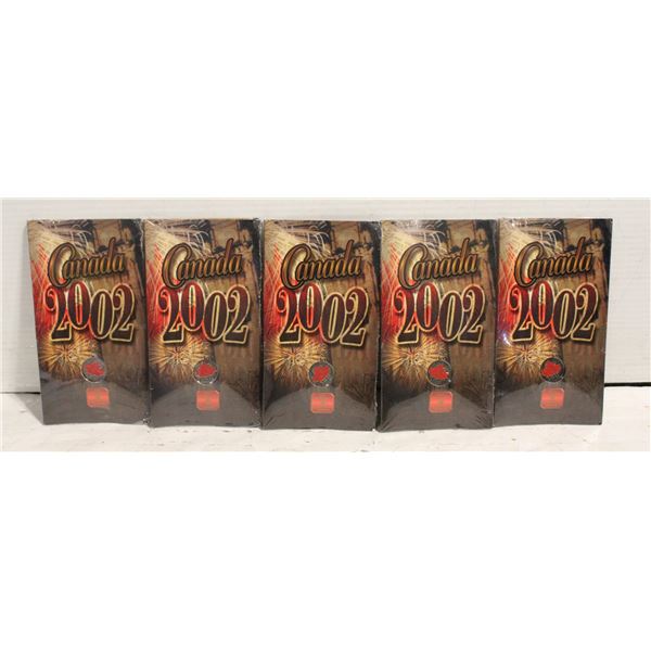 LOT 5 UNCIRC CANADA SPECIAL 2002 QUARTERS