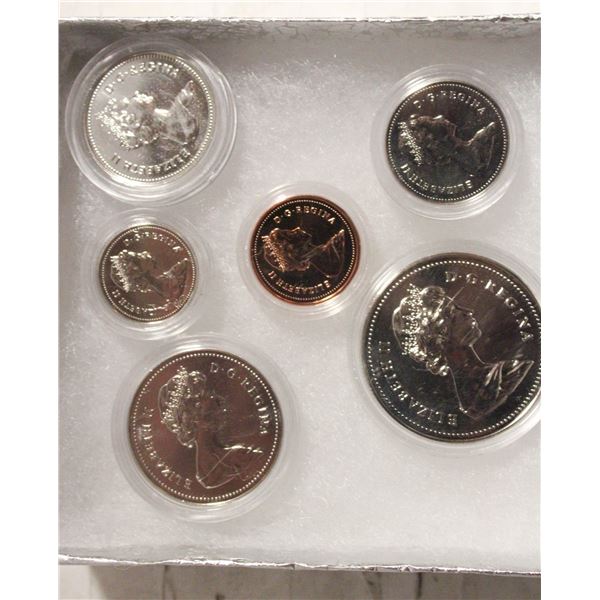 1986 CANADA SPECIMEN COINS IN CASES