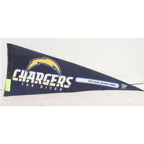 NFL CHARGERS PENNANT FULL SIZE