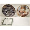 Image 1 : SET OF 2 BRADFORD EXCHANGE COLLECTIBLES PLATES;