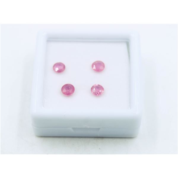 #74-HEATED RED RUBY GEMSTONES  2.75 CT