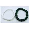 Image 1 : #51-NATURAL WHITE TUROUISE  & GREEN MALACHITE