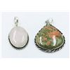 #84-NATURAL ROSE QUARZT & UNIKAI PENDANT