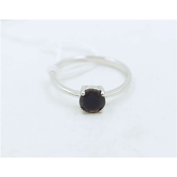 #15-DARK RED GARNET GEMSTONE RING SIZE 7.75