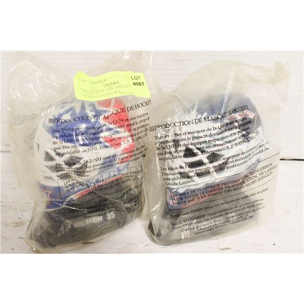 PAIR OF NEW NHL MINI HELMETS – MARTIN BRODEUR &