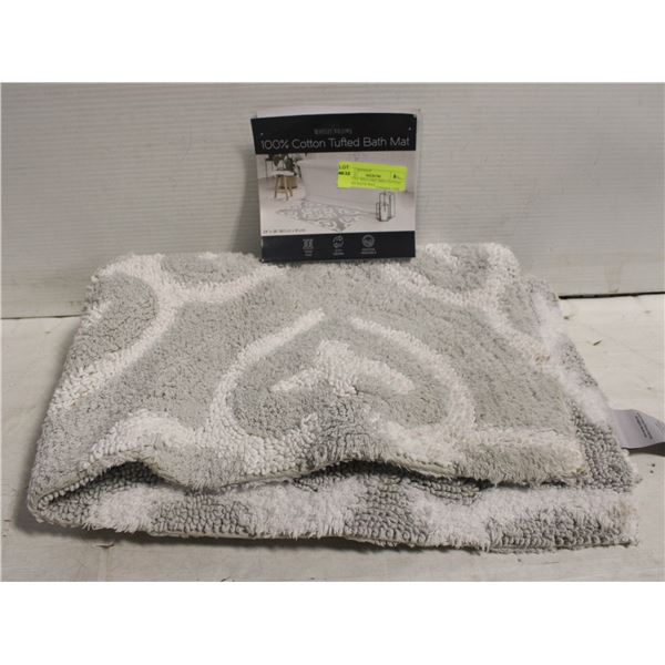 WHITLEY WILLOWS 100% COTTON TUFTED BATH MAT