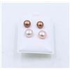 Image 1 : #59-NATURAL AKUYA PEARL EARRINGS 2 SET