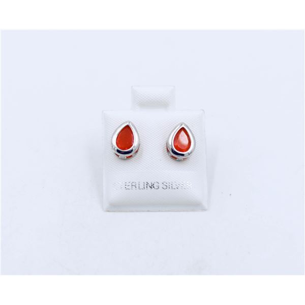 #3-ORANG FIRE OPAL GEMSTONE EARRINGS
