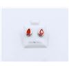 Image 1 : #3-ORANG FIRE OPAL GEMSTONE EARRINGS