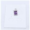 Image 1 : #30-PURPLE AMETHYST GEMSTONE PENDANT