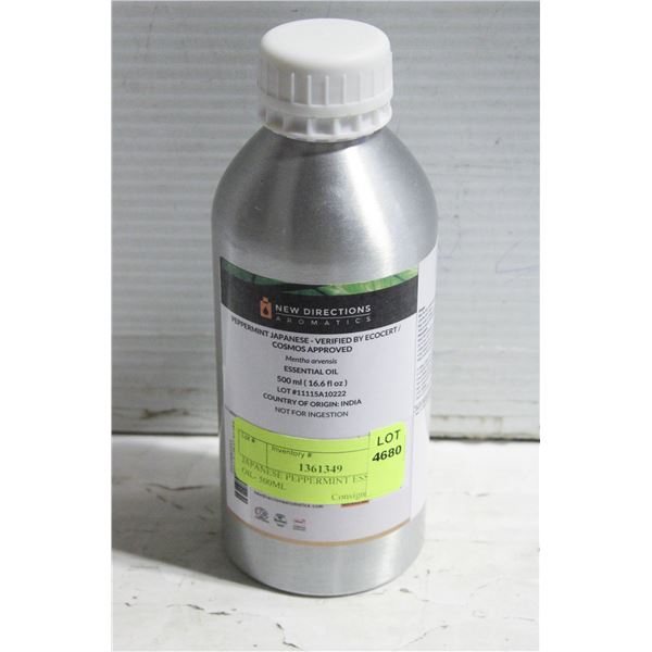 JAPANESE PEPPERMINT ESSENTIAL OIL- 500ML