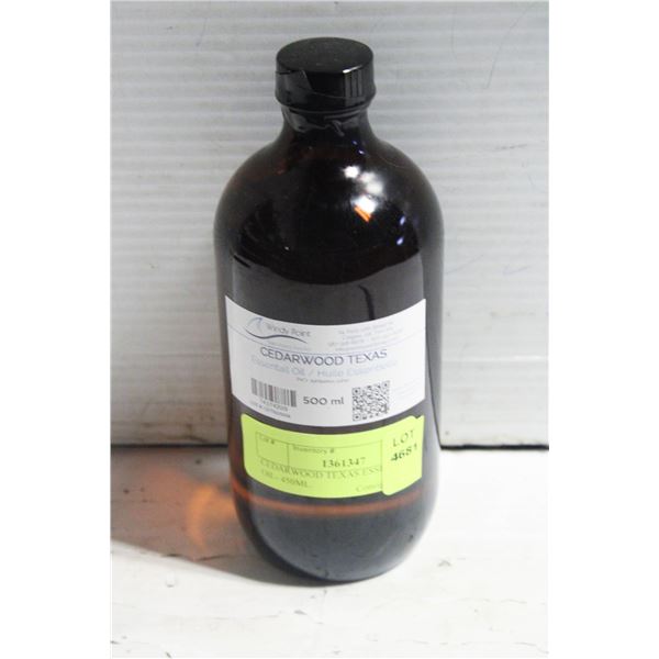 CEDARWOOD TEXAS ESSENTIAL OIL- 450ML