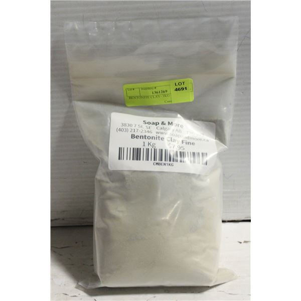 BENTONITE CLAY- 1KG