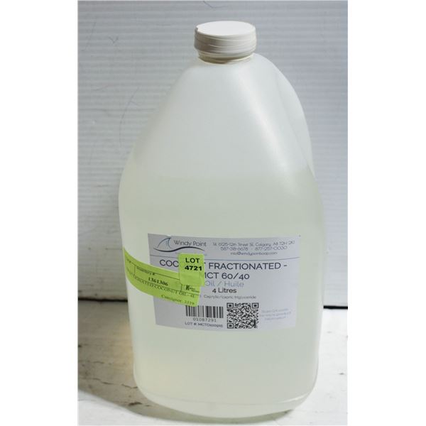 FRACTIONATED COCONUT OIL- 4L