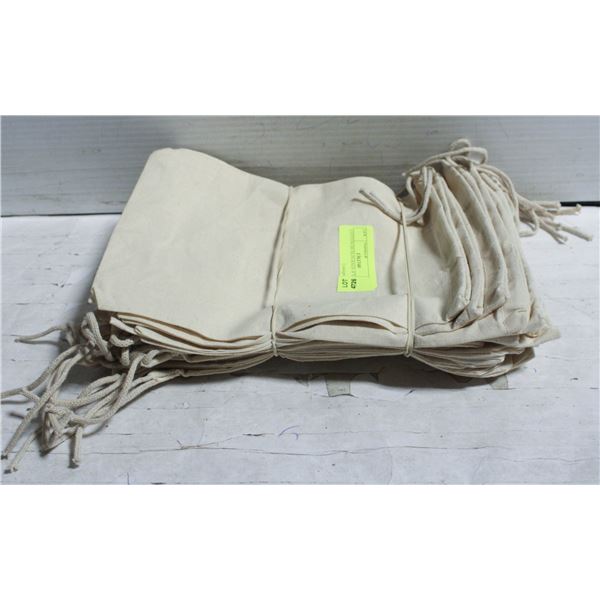 COTTON MUSLIN BAGS- 8"X10"- 24