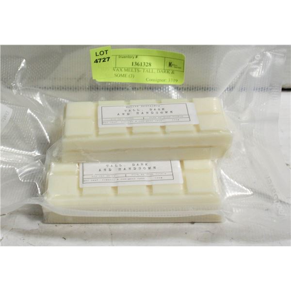 HOMEMADE SOY WAX MELTS- TALL, DARK & HANDSOME (3)