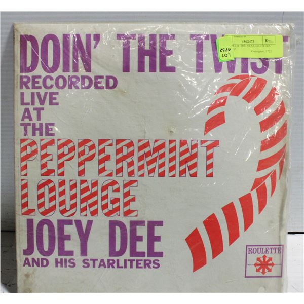 JOEY DEE & THE STAR-LIGHTERS TWIST LP