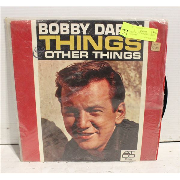 BOBBY DARIN THINGS & OTHER THINGS LP