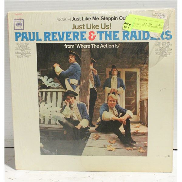 PAUL REVERE & THE RAIDERS JUST LIKE US LP