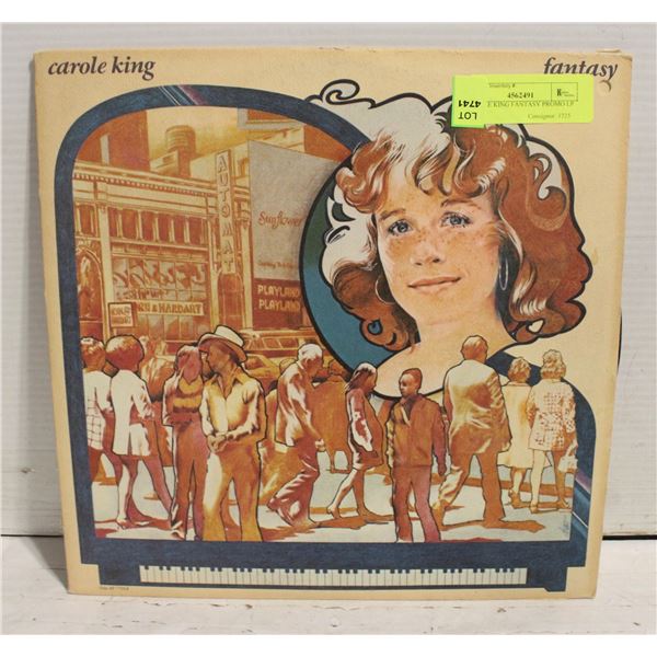 CAROLE KING FANTASY PROMO LP RARE