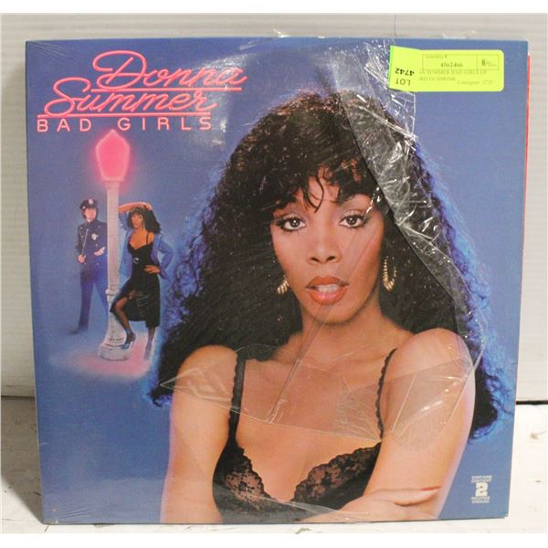 DONNA SUMMER BAD GIRLS LP RECORD IN SHRINK