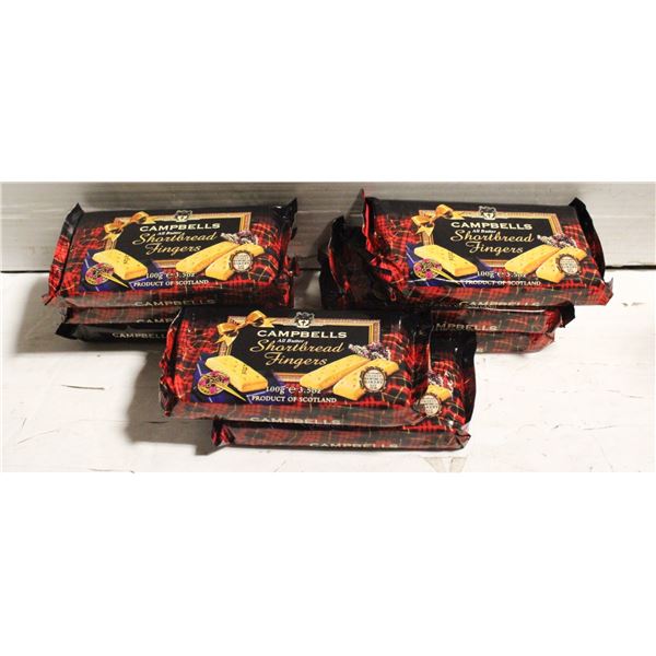 EIGHT PACKAGES OF CAMPBELL SCOTTISH SHORTBREAD