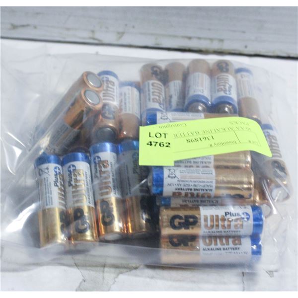 40 AA ALKALINE BATTERIES IN TWO PACKS