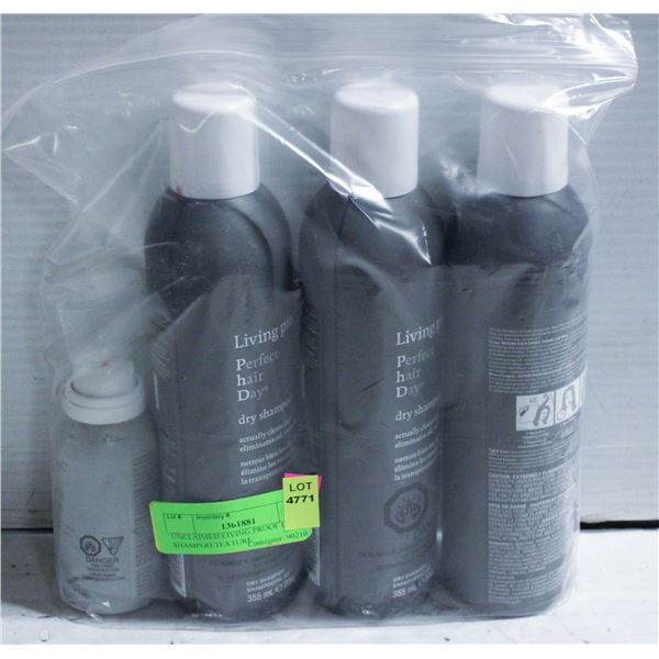 UNCLAIMED LIVING PROOF DRY SHAMPOO/TEXTURE