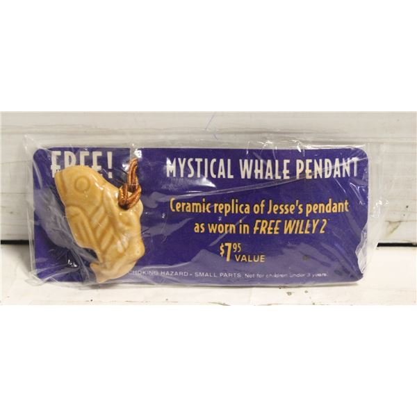VINTAGE FREE WILLY 2 MYSTICAL WHALE PENDANT