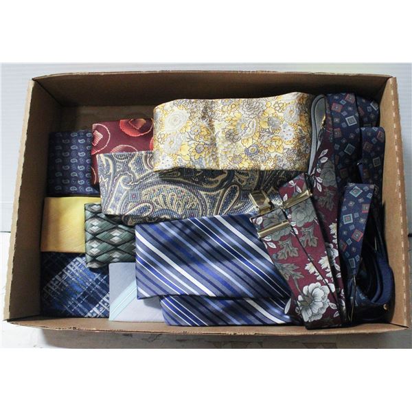 8 TIES & 2 PR SUSPENDERS