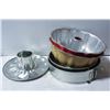 Image 1 : 2 VINTAGE BUNT PANS & 2 SPRING FOAM PANS - ESTATE