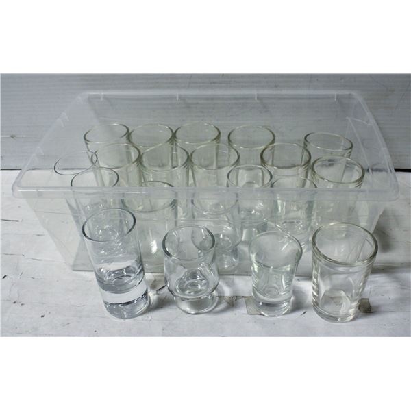 20 SHOT GLASSES - ESTATE